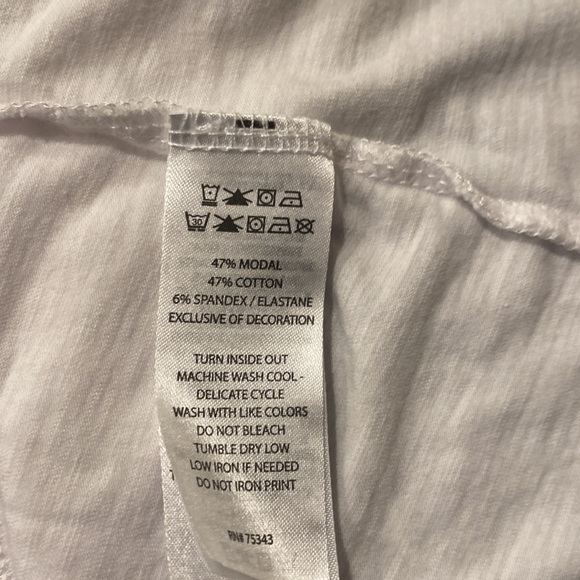 Christian Siriano New York LOVE White tee Shirt Size small - Picture 16 of 16